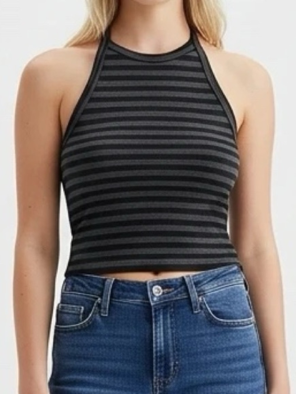 Urban Outfitters Out From Under Striped Halter Top